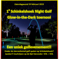 GLOW in the DARK evenement is vol! WEL NOG MOGELIJKHEDEN VOORAF TE DINEREN